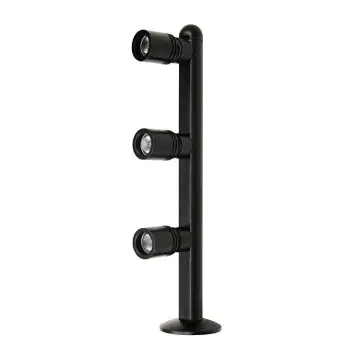 Black Aluminum Alloy Indoor Lighting Fixtures