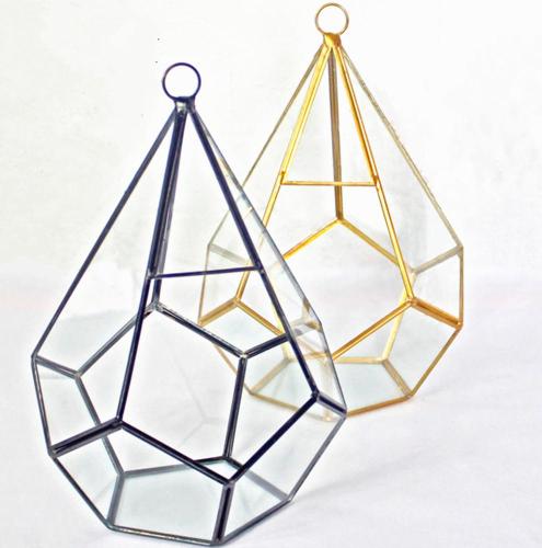 Billig glasvas geometrisk glasvas/glasvaser hängande