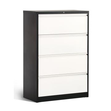 Office Lateral Metal File Cabinet With 4 Drawers