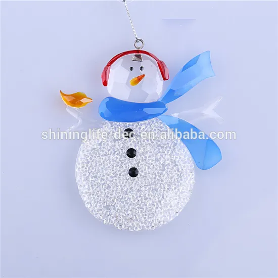 Snowman with bird ornament new style xmas decoration
