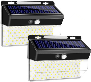 206LED सोलर वायरलेस मोशन सेंसर आउटडोर लाइट