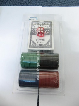 4 8 pcs Cheap poker chip set
