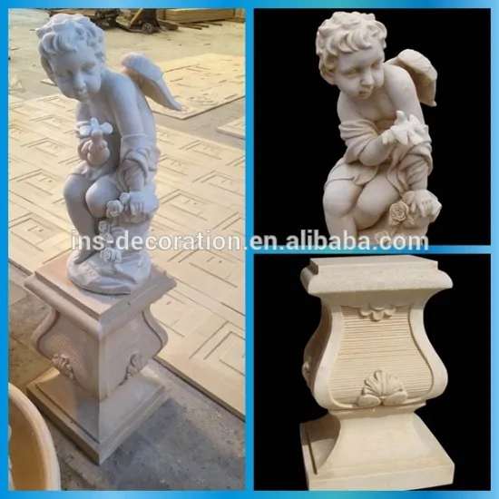 Sandstone boy angel statues