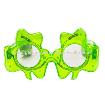 LED Clover Flower Sunglasses for Funky Party