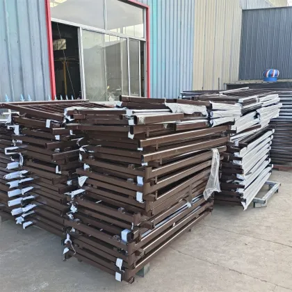 Modern Aluminum Balcony Guardrail with Graphic Design Fence