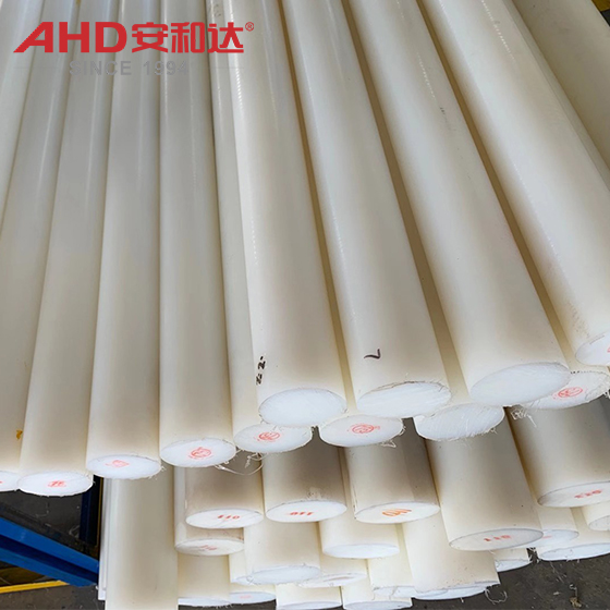 white solid pa6 rod nylon bar
