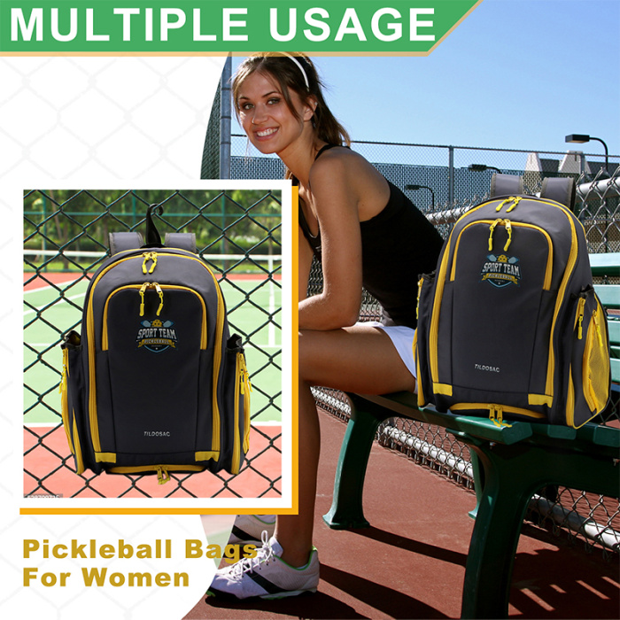 Durable Pickleball Bag with Insulated Compartment