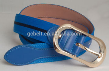 2014 New Fashion design PU belt for man and woman's dressing in 30mm width