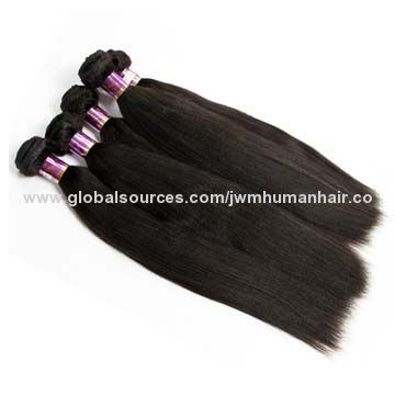 Top Quality Indian Remy Hair, Machine Made Weft in Stock, 8 to 38-inch Length