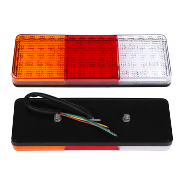 75LED Truck Light Bar with Turn Signal, Brake, Reverse for Trailer/Boat RearIndicator Lamp (10V-30V)