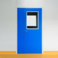 Porte à double porte en aluminium Porte de salle blanche