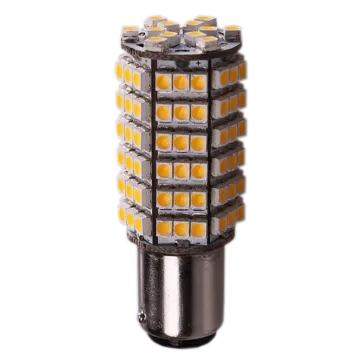 120LEDs 3528 SMD High Lighting BA15D Base 4W 400LM 10-30V Corn LED Bulbs for Boat, Car, Truck