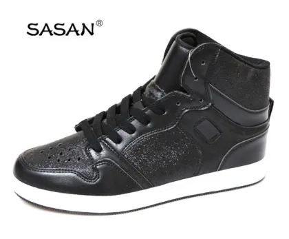 Fashion Style High Top Street Dance Shoes Soft inside Flexible Dance Shoes Skateboard Shoes 8501