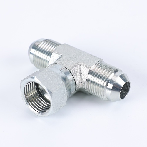 Tee Male Jic 74deg Cone Seal Hydraulic Fitting