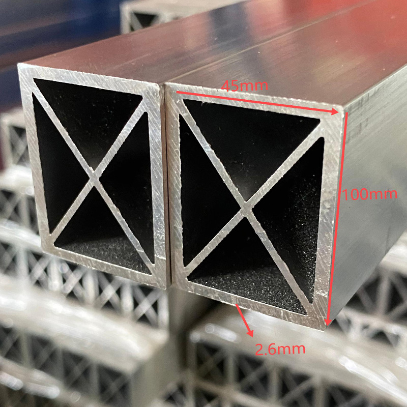 45×100×2.6mm Aluminum Channel Extrusions