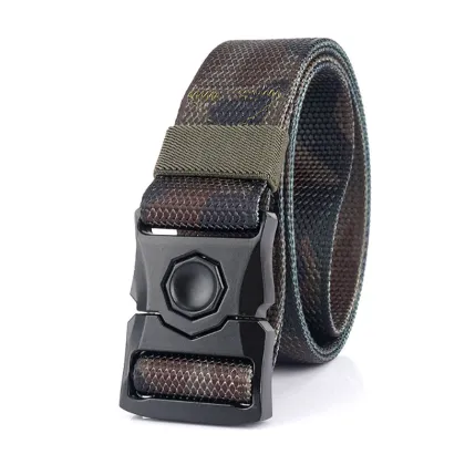 Men's Fashion Camouflage Nylon Woven Fabric Belts