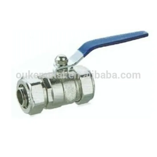Brass ball valves with connector