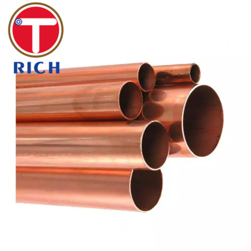 ASTM B68 Tubo/tubo de cobre sem costura para trocador de calor