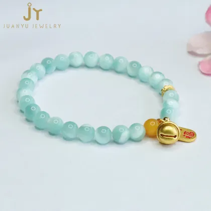 Energy Stone Bracelets: Precious Crystal Beads, Larimar, Amber, and Beeswax Designs