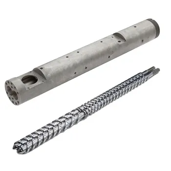 KraussMaffei Injection Molding Machine Kmd45 Twin Parallel Screw Barrel