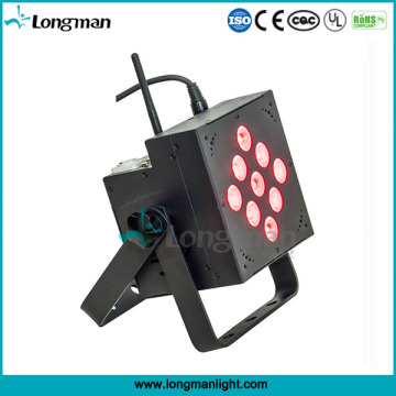 China 9*10W Rechargeable LED Flat PAR Light Supplier