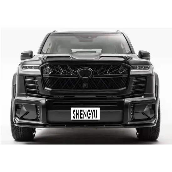 Land Cruiser 300 High Version Modified Wald Front and Rear Bumpers with Grille and Wheel Eyebrow