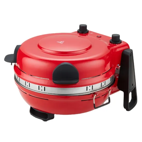 Anbo Electric Pizza Oven 1200W - Portable Multi-Function Pizza Maker for 12/16 Inch Pizzas (CE Certified)