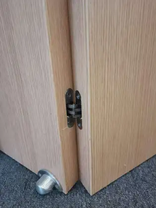 Steel flat folding door
