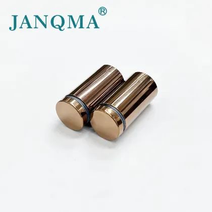 glossy rose gold stainless steel hollow advertising screw