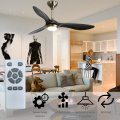 Intelligent WIFI control ceiling fan light