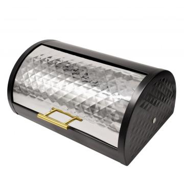 Roll Top Decorative Steel Storage Boxes Food Container