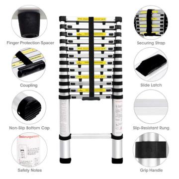 Aluminum Telescoping Extension Ladder with 13 Steps