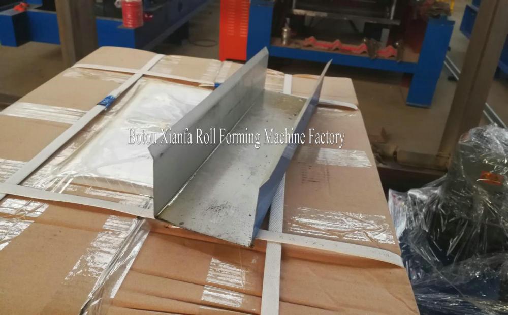 roof color steel rain gutter roll forming machine