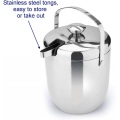 2.8L Polishing Stainless Steel Ice Bucket