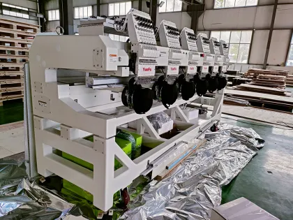 YUNFU 6-Head High-Speed Brother Cap Embroidery Machine - Used Factory Price