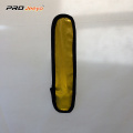 Bracciale riflettente elastico in PVC giallo di sicurezza con torcia a LED