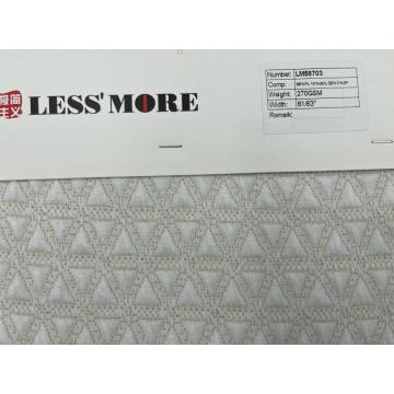 Tecido jacquard de elastano 88% poliéster 10% dourado 2%