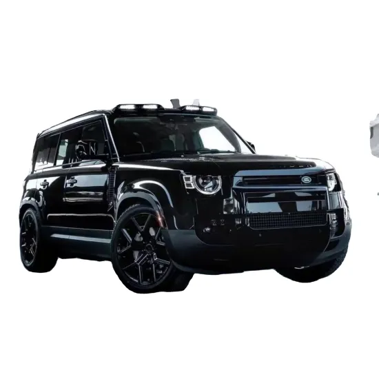 Range Rover Defender 2020 Auto Body Kit - Black Version with Bumpers, Eyebrows, Tail Lamps, Tail Pipes, Tire Cover