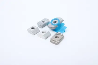 Cage Nuts Aluminum Alloy Anodized Serrated Nuts