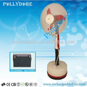 DC Water Mist Fan with LED Light & Timer