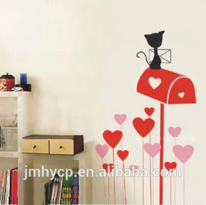customized hot sale decorative mirror decorative wall sticker