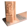 Rococo Reverie Hand-Carved Carrara Marble Fireplace Mantel