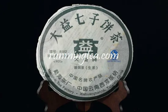 2009 Menghai Dayi 8582 Raw Pu Er Cake(901)puer tea Pu'er Tea Pu-erh tea Classic Recipe 357g/cake