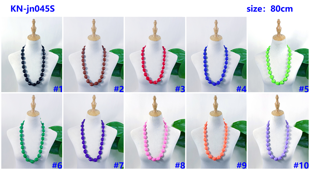 KN-jn045S kukui nut necklace