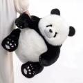 Lifelike national treasure giant panda plush toy