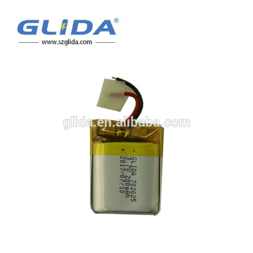 OEM Rechargeable lipo battery 3.7V 280mAh 702025