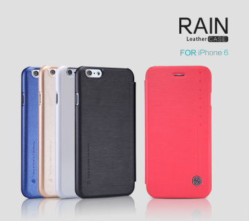 2015 personalised phone cases NILLKIN Rain Series leather phone case 6 (4.7inch) cool phone cases