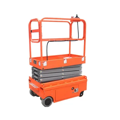 Electric Mini Mobile Aerial Elevating Scissor Lift Work Platform