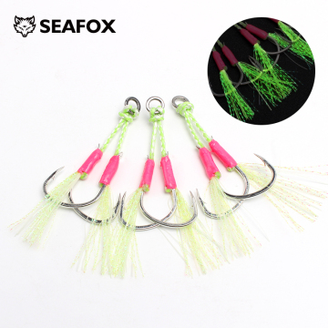 Luminous Stahldrahtstachel -Stachelhaufen - 2pcs/Pack hohe Carbon -Fischereigeräte