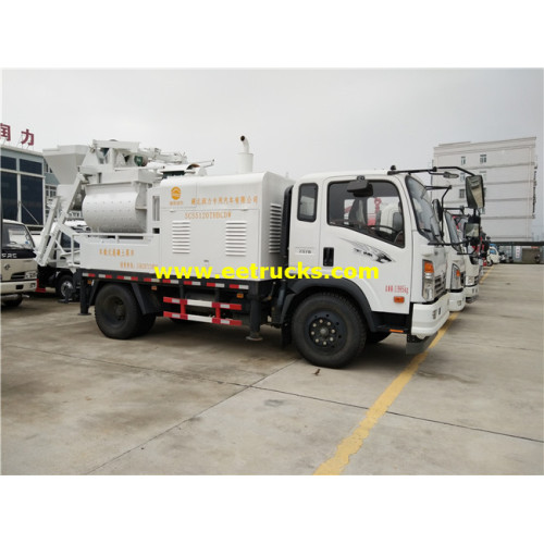 4m3 DFAC Concrete Pump Mixer Trucks